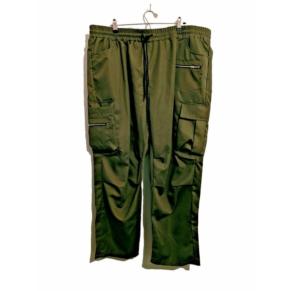 Unbranded Pants - Women's High Waist Cargo Pants With Pockets Plus Size 4XL